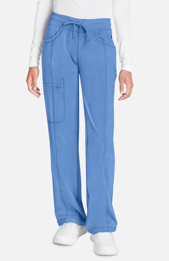 Women's Rib Knit Drawstring Waist Scrub Pant, Women's Rib Knit Drawstring Waist Scrub Pant