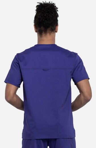 Men's Scrub Set: Chest Pocket V-Neck Top & Zip Fly Cargo Pant Men's Scrub Set: Chest Pocket V-Neck Top & Zip Fly Cargo Pant