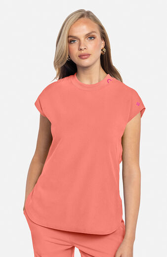 Women's Knit Round Neck Dolman Scrub Top Women's Knit Round Neck Dolman Scrub Top