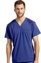 Clearance Fit By Men's V-Neck Solid Scrub Top, , large