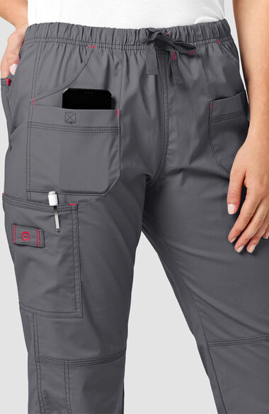 Clearance Women's Faith Multi-Pocket Cargo Scrub Pant, , large