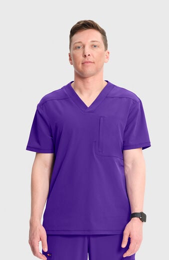 Men's Fit V-Neck Scrub Top, Pride Edition Men's Fit V-Neck Scrub Top, Pride Edition