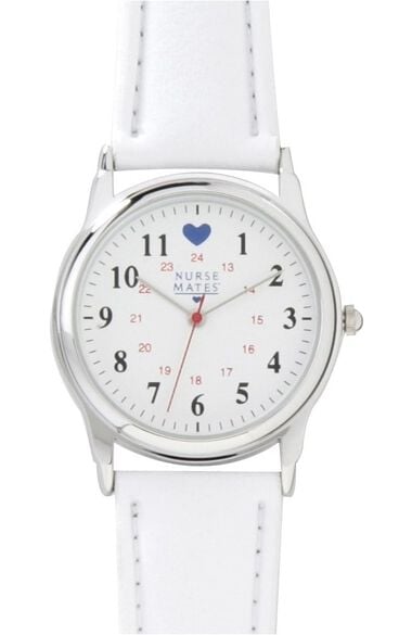 Military Dial with Blue Heart Watch, , large