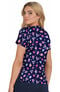 Clearance Women's Leslie Turtle Print Scrub Top, , large
