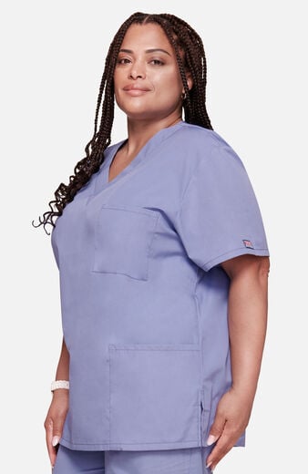 Unisex V-Neck 3-Pocket Scrub Top Unisex V-Neck 3-Pocket Scrub Top