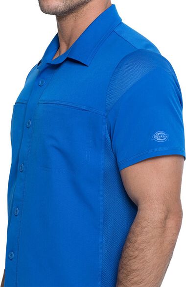 Men's Button Front Polo Shirt, , large