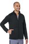 Men's Raglan Sleeve Fleece Solid Scrub Jacket, , large