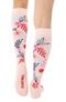 Unisex 15-20 Mmhg Lightweight Floral Print Compression Socks, , large