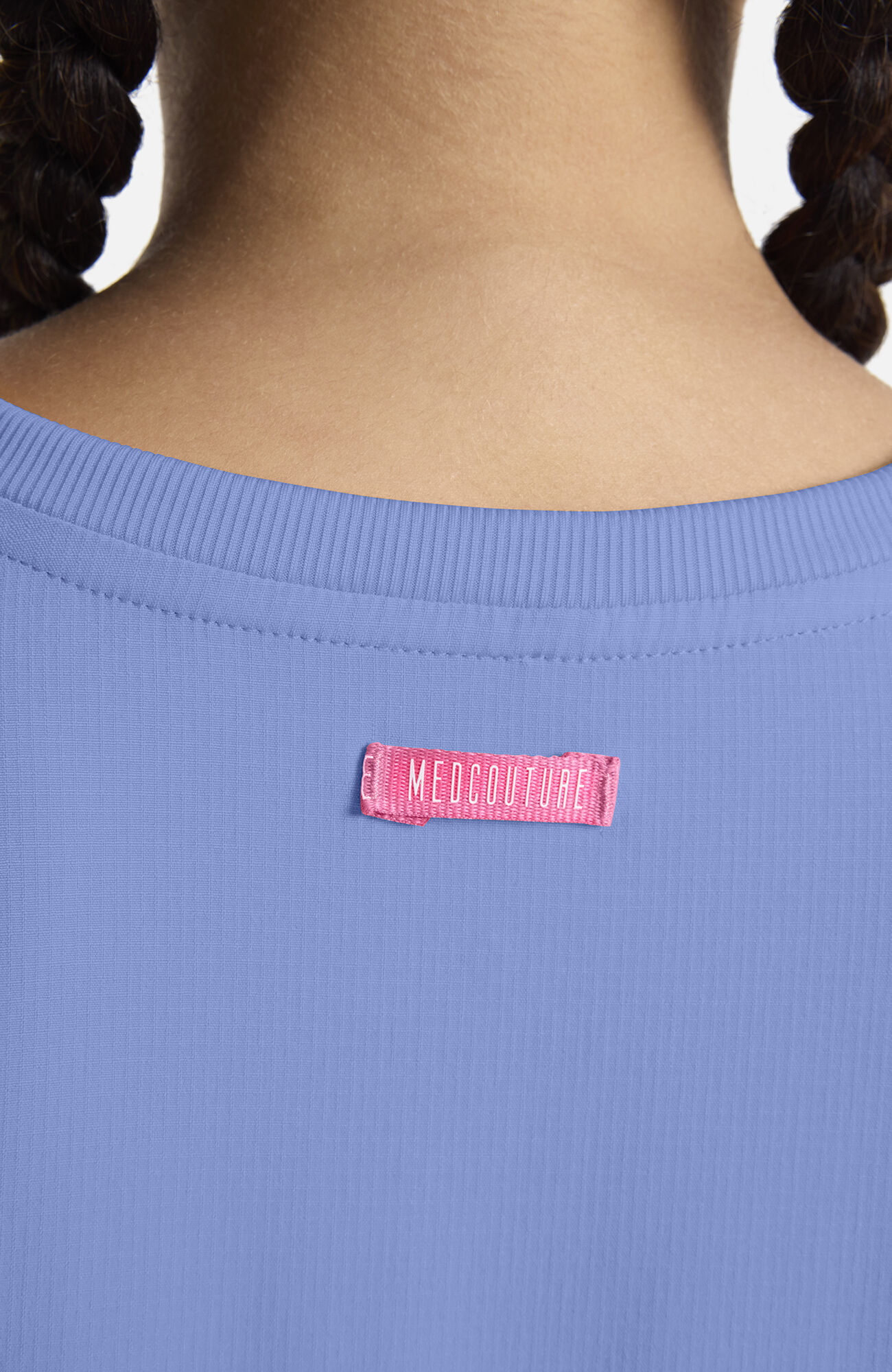 Women's Quarter Zip V-Neck Tuckable Scrub Top, CIE Ciel | ciel, large