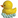 Deluxe Animal Retractable Badge Holder, YDK Yellow Duck
