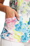 Women's Brush Away Blooms Print Scrub Top, , large