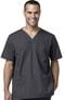 Clearance Men's Multi-Pocket Solid Scrub Top, , large