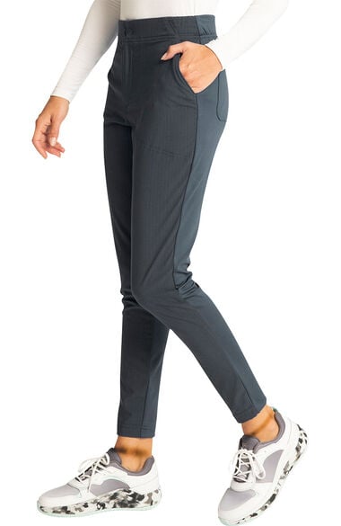 Women's Zip Fly Tapered Leg Scrub Pant, , large