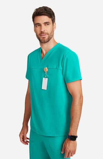 Men's Vapor 3-Pocket V-Neck Seamed Scrub Top Men's Vapor 3-Pocket V-Neck Seamed Scrub Top