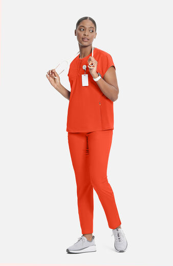 Women's Henley Scrub Top Women's Henley Scrub Top