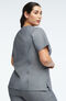 Clearance Women's Mock Wrap Solid Scrub Top & Yoga Scrub Pant Set, , large