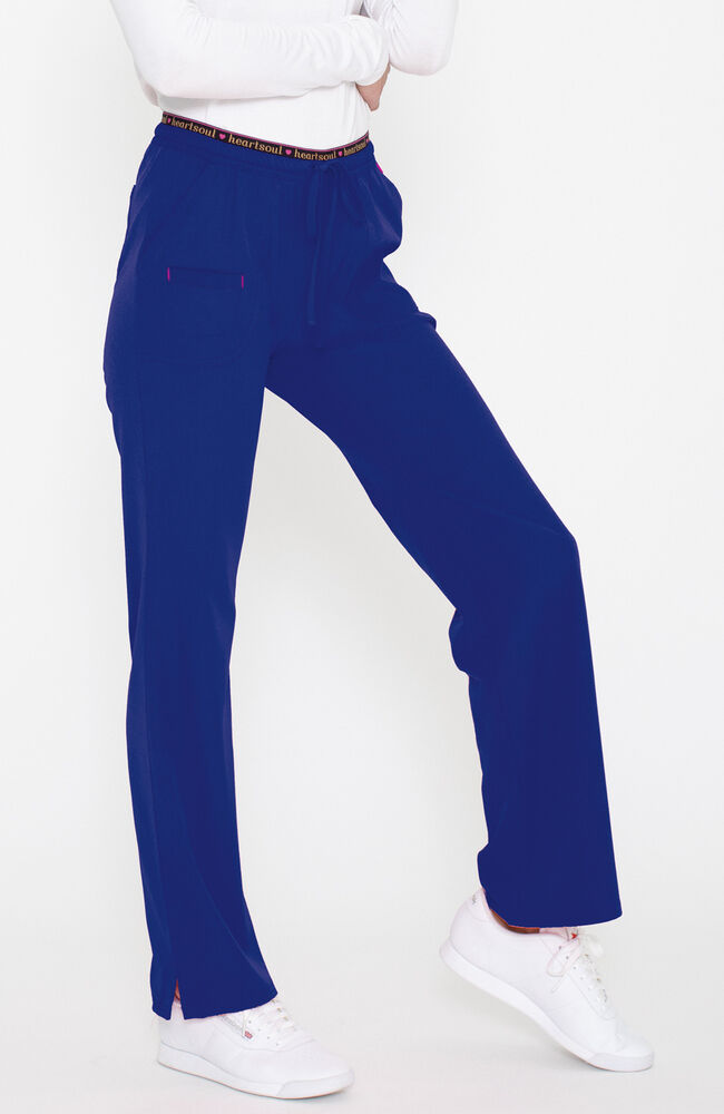 HeartSoul Scrubs Women's PETITE "Heart Breaker" Low-Rise Drawstring Pant HeartSoul Scrubs Women's PETITE "Heart Breaker" Low-Rise Drawstring Pant