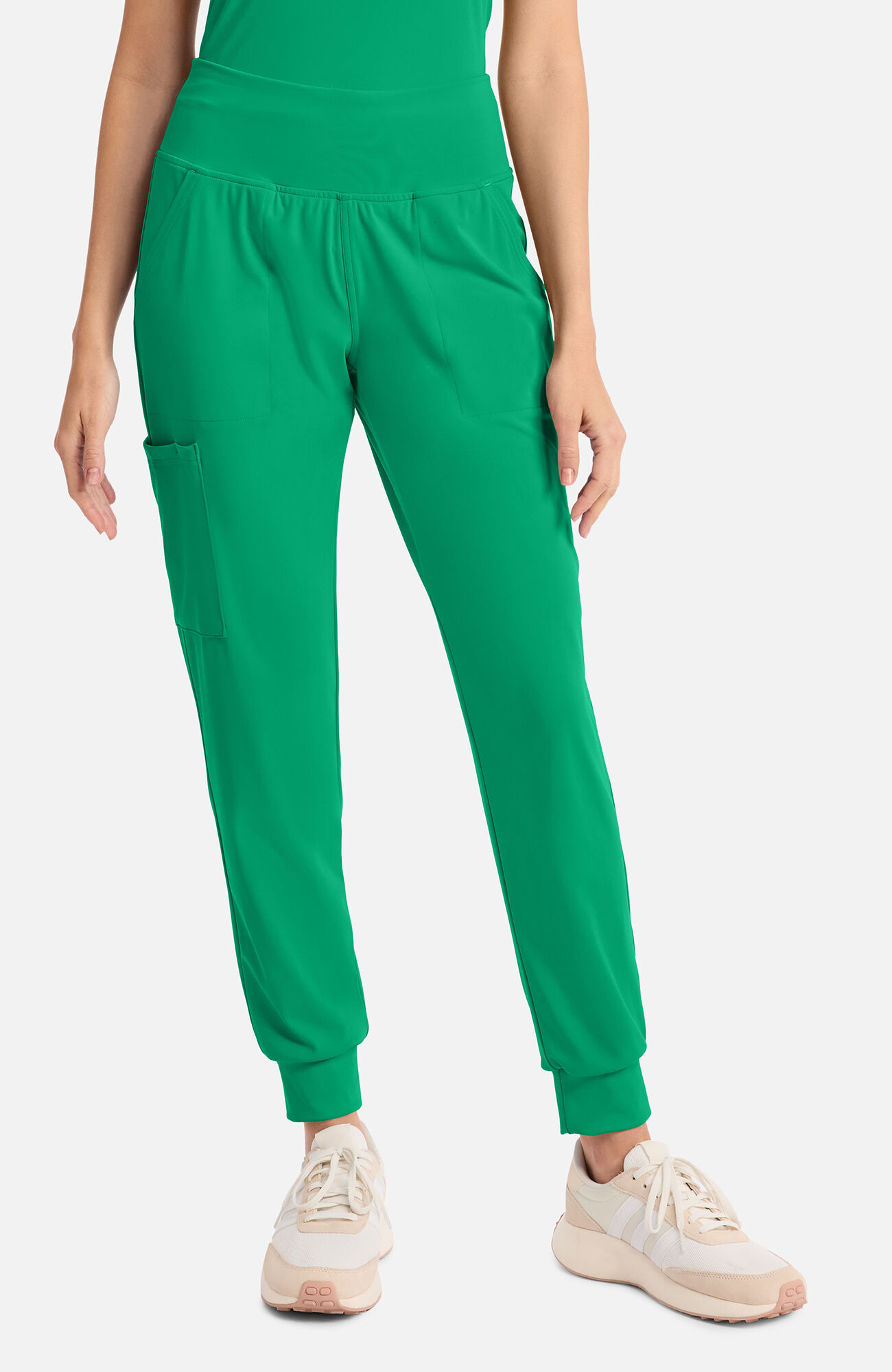 Women's 5-Pocket Pull-On Jogger Scrub Pant, GAP Green Apple | blue, large