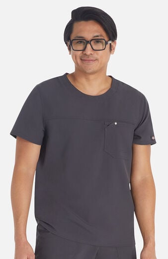 Men's Round Neck Scrub Top Men's Round Neck Scrub Top