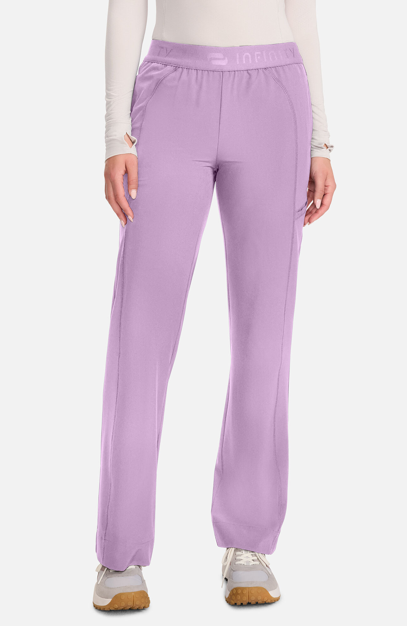 Women's Mid Rise Wide Leg Scrub Pant