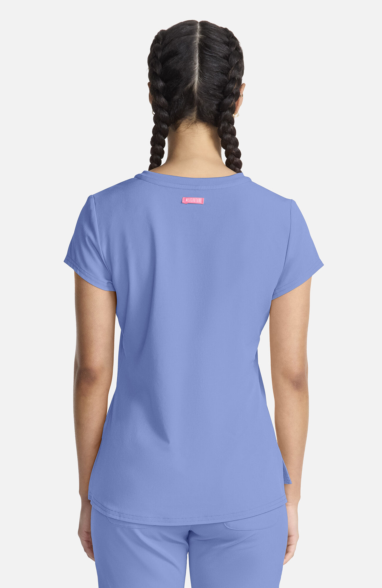 Women's Quarter Zip V-Neck Tuckable Scrub Top, CIE Ciel | ciel, large