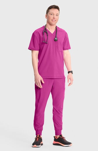 Men's Fit V-Neck Scrub Top, Pride Edition Men's Fit V-Neck Scrub Top, Pride Edition