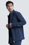 Clearance Men's Zip Front Solid Scrub Jacket, , large