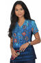 Clearance Women's Reform Jacobean Ombre Print Scrub Top, , large