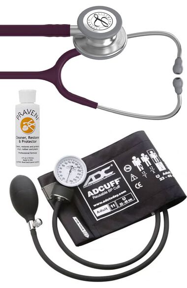 Classic III Stethoscope, ADC Prosphyg Sphygmomanometer & Praveni Kit, , large