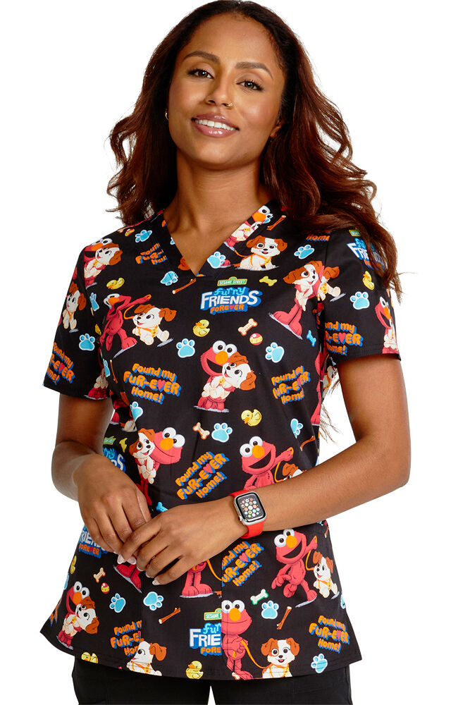 Cute scrub hotsell tops for cheap
