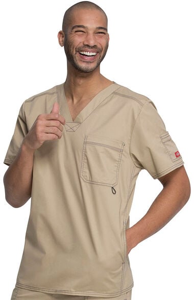 Clearance Men's Youtility V-Neck Scrub Top, , large