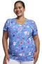 Women's Fillings For You Print Scrub Top, , large