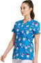 Women's Tooth's Day Everyday Print Scrub Top, , large