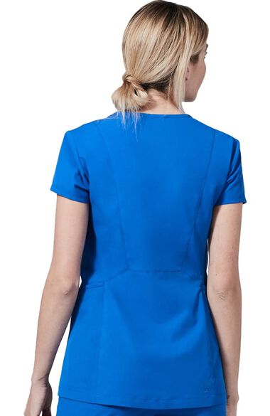 Element by Women's Meridian Square Neck Solid Scrub Top, , large
