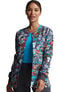 Clearance Women's Pawsitive Vibes Print Scrub Jacket, , large