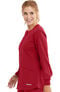 Women's Stability Snap Front Warm Up Solid Scrub Jacket, , large