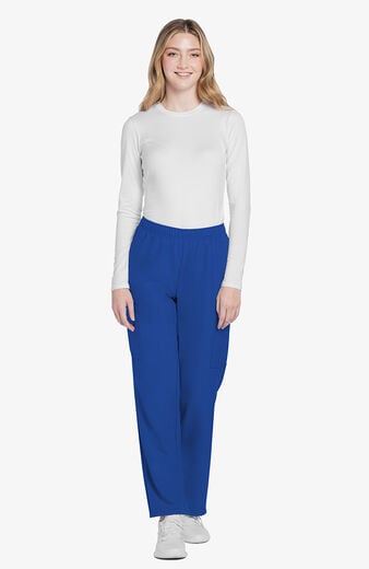 Women's Pull-On Slim Leg Cargo Scrub Pant Women's Pull-On Slim Leg Cargo Scrub Pant