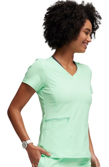 Clearance Women's Packable V-Neck Scrub Top, , large