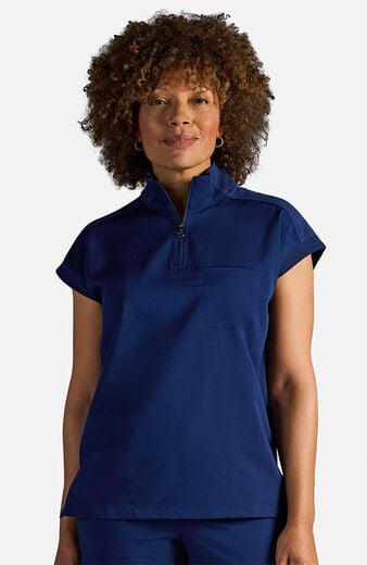 Women's Vienna Quarter Zip Scrub Top Women's Vienna Quarter Zip Scrub Top