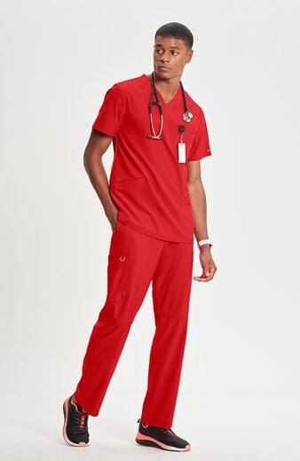 Men's Stretch V-Neck Scrub Top Men's Stretch V-Neck Scrub Top