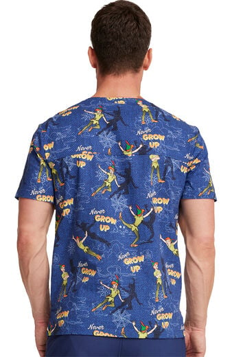 Clearance Unisex Come With Me Print Scrub Top