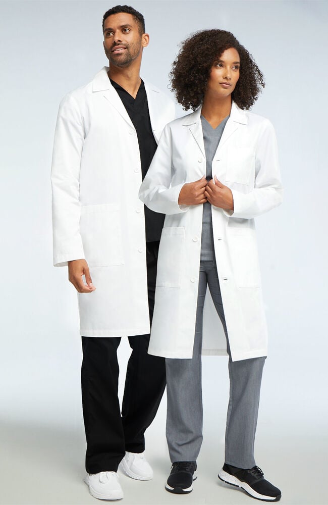 Woman in 2025 lab coat