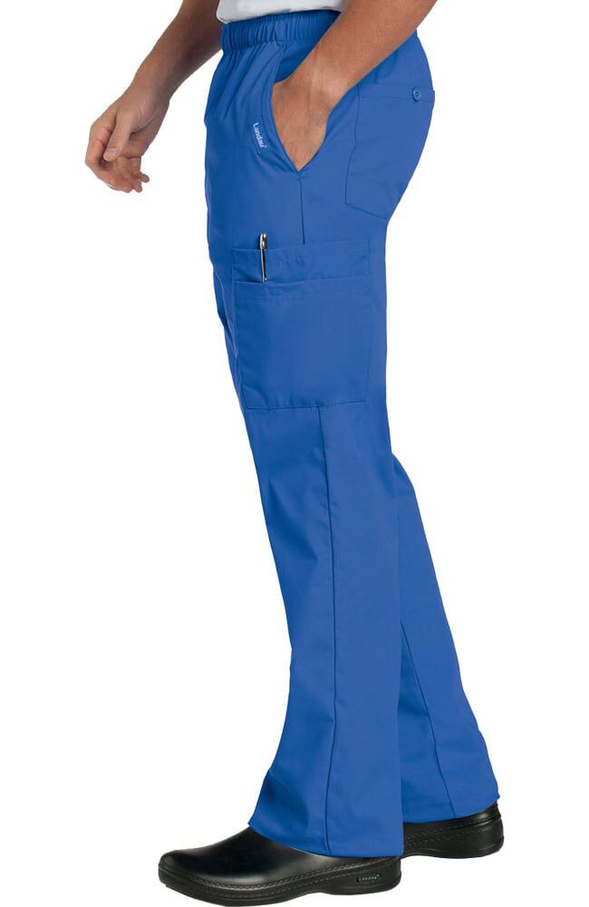 Men's scrub pants with zipper