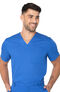 Clearance Men's Tuckable Solid Scrub Top, , large
