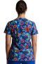 Women's Tropic Blooms Print Scrub Top, , large