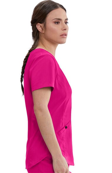 Clearance Women's Zoe Solid Scrub Top, , large