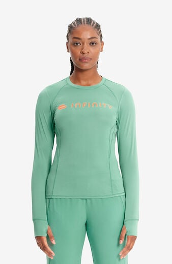 Women's Logo Performance Long Sleeve Underscrub Women's Logo Performance Long Sleeve Underscrub