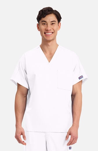 Unisex V-Neck 1 Pocket Scrub Top Unisex V-Neck 1 Pocket Scrub Top