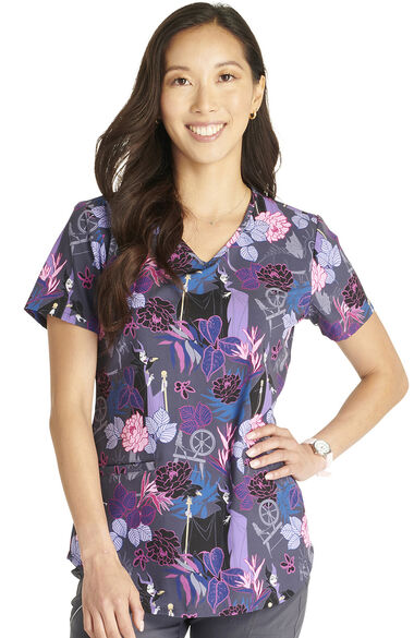 Clearance Women's V-Neck Print Top, , large