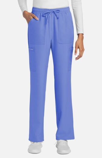 Women's Drawstring Cargo Straight Leg Scrub Pant Women's Drawstring Cargo Straight Leg Scrub Pant